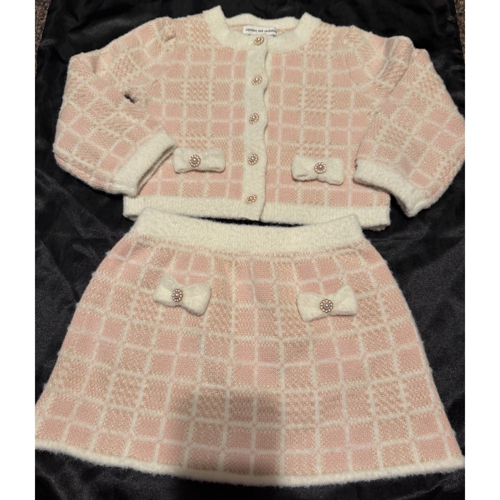 Cupcakes & Cashmere Baby Girl 2 Piece Outfit Size 18 Months-Jackie Kennedy Style